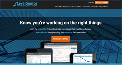 Desktop Screenshot of leversource.com